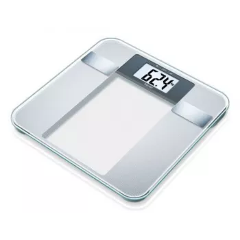 Beurer BG 13 Square Grau, Transparent elektronische Personenwaage