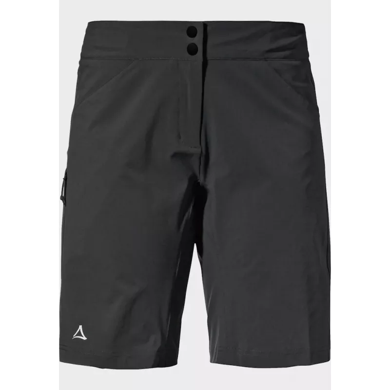 Fahrradshorts Schöffel Danube – Damen, Schwarz, Größe S