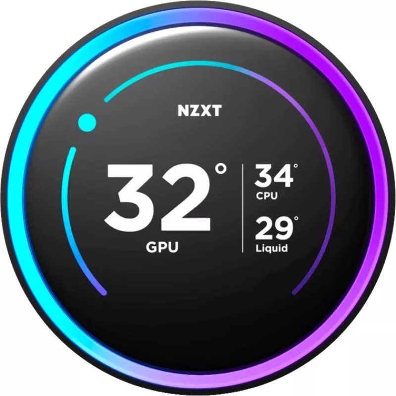 NZXT KRAKEN Elite V2 240 Liquid Cooling Display Schwarz RL-KN24E-B2 (RL-KN24E-B2)