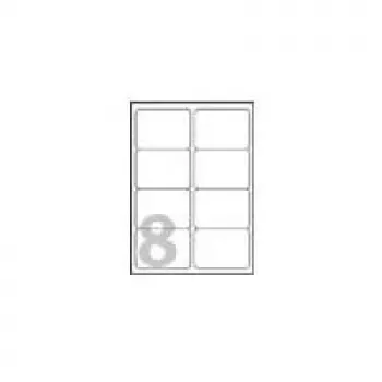 Avery - Glossy - Glossy - 67,7 x 99,1 mm 40 Stk. (5 Blätter x 8) Fotoetiketten