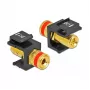 Binding-Post-Modul DeLOCK 86863 Rot Schwarz