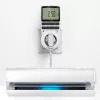 Elektronischer Timer QOLTEC PC0628 mit LCD-Anzeige, 24-Stunden-Countdown
