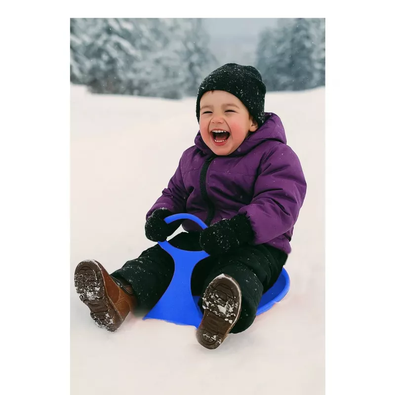 Jamara Snow Play Snow Glider blau — Kunststoffschlitten, 570×380×30 mm, ab 3 Jahren