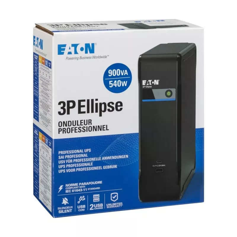 Eaton 3P900UI USV Standby Offline 0,9 kVA 540 W 4 AC-Steckdosen