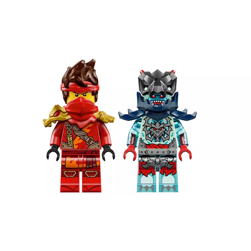 LEGO Bauset NINJAGO 71838 Kais Motorrad-Geschwindigkeitsrennen — 79 Teile, 2 Minifiguren, Alter 6+, Abmessungen 40×30×90 mm