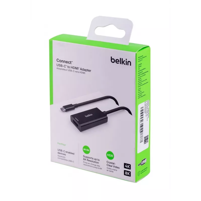 Belkin AVC013BTBK Videokabel-Adapter HDMI Typ A (Standard) USB Typ-C Schwarz