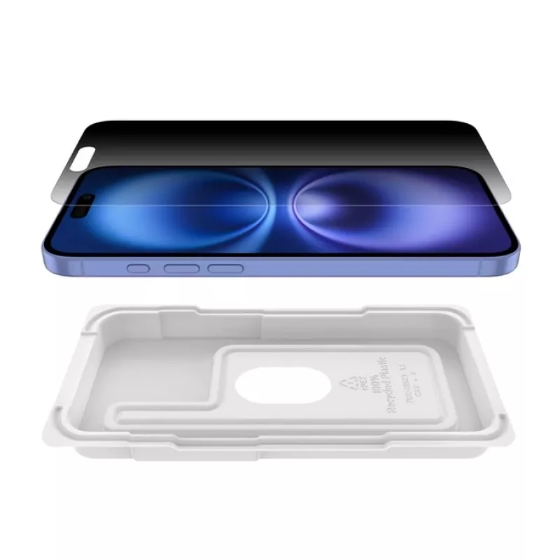 Privatsphäre-Displayschutz Belkin OVA168HQ für iPhone 16 Plus Antibakteriell Schlagfest