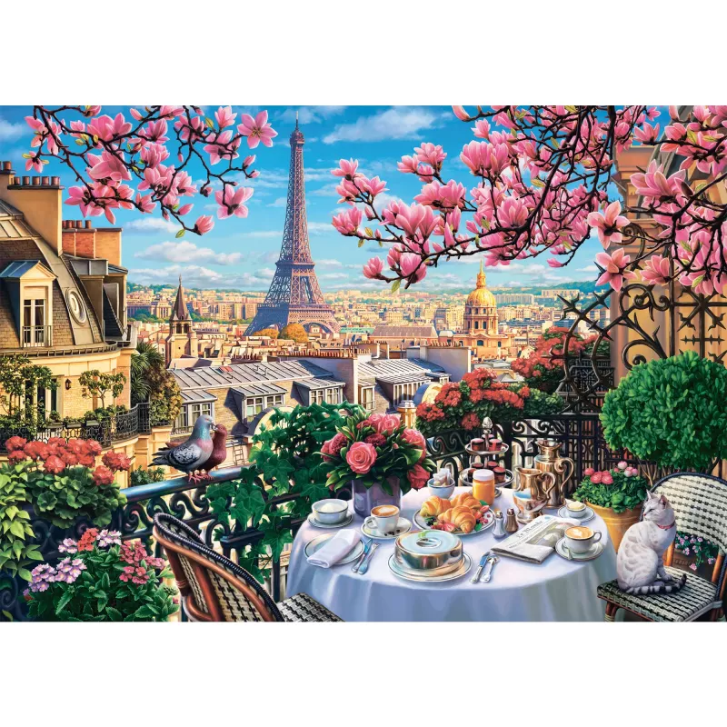 Puzzle Schmidt Spiele Frühstück in Paris – 1000 Teile, Modell 58876