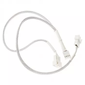 PWM-Lüfter-Y-Kabel Kolink PGW-AC-KOL-159 35cm gesleevt weiß, 1-auf-2-PWM-Anschluss
