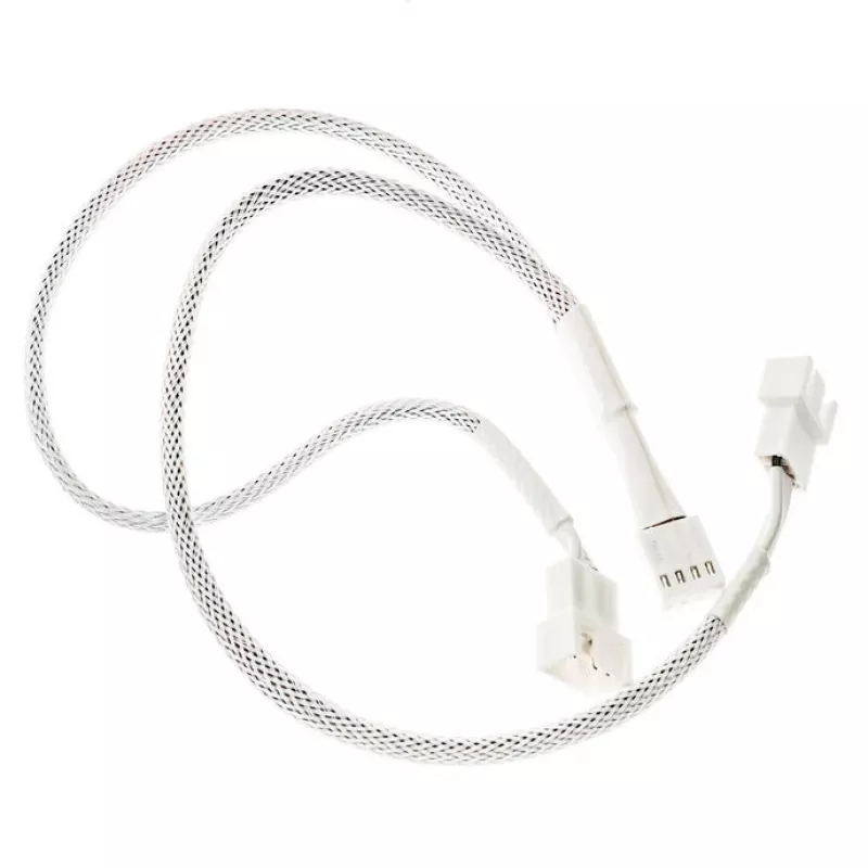PWM-Lüfter-Y-Kabel Kolink PGW-AC-KOL-159 35cm gesleevt weiß, 1-auf-2-PWM-Anschluss