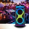 Tragbarer Lautsprecher MANTA SPK0601B100, 100 W, Bluetooth, Karaoke, drahtloses Mikrofon, Akku, Equalizer, Disco-Beleuchtung