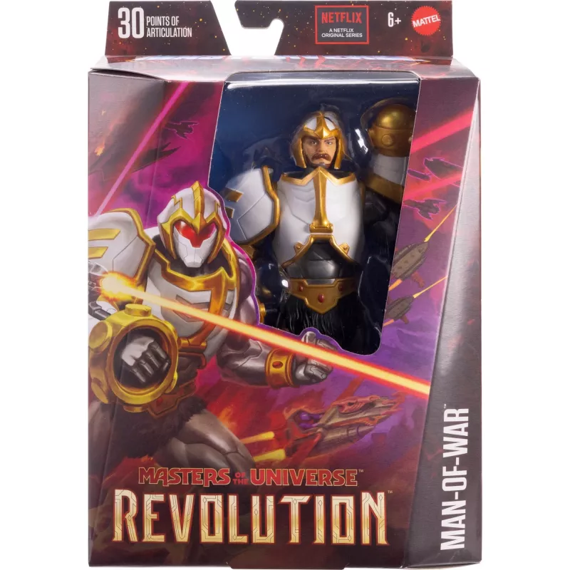 Actionfigur MATTEL Masters of the Universe Masterverse Revolution Man-Of-War Duncan, Sammlerstück im 6-Zoll-Maßstab