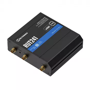 Router LTE WiFi 4 Teltonika RUT241 eSIM Version Europa mit EU-Netzteil (RUT241210000)