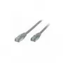 S/CONN 3m RJ45-Netzwerkkabel Grau Cat6 S/FTP