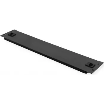ROLINE Rack-Blindplatte – Schwarz, RAL 9005 – 2 HE – 48,3 cm (19 Zoll)