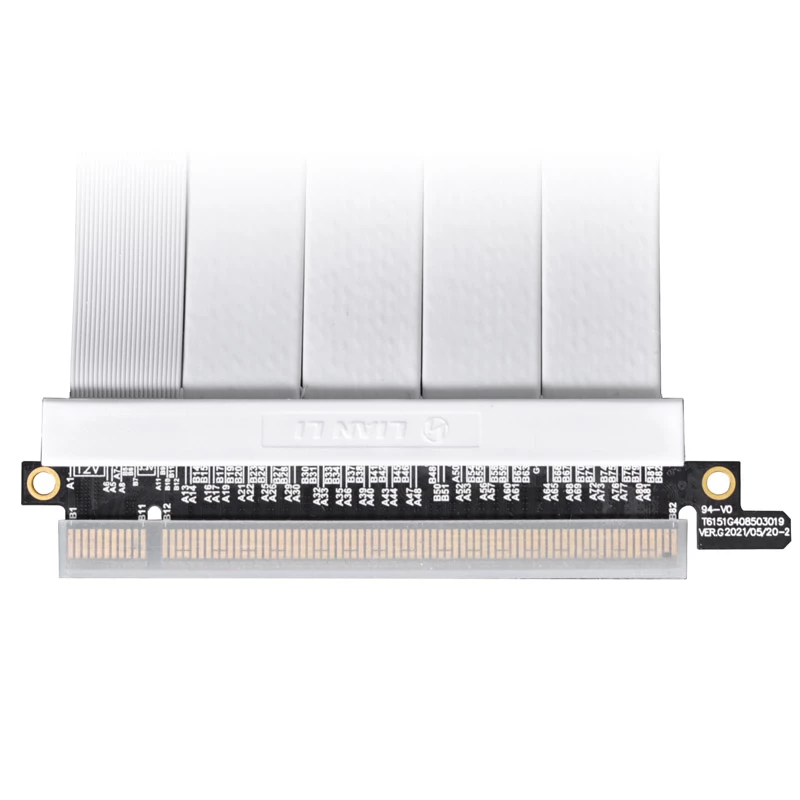 Lian Li PW-PCIV-4-90W PCIe 4.0 Riser-Kabel 900 mm Weiß