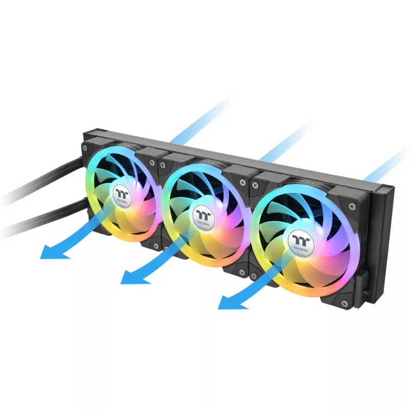 Flüssig-CPU-Kühler THERMALTAKE MAGFloe 420 Schwarz 420mm Radiator