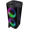 Tragbarer Lautsprecher SVEN PS-950, schwarz, Ausgangsleistung 2x80W (RMS), TWS, Bluetooth, IPx4, FM, USB, microSD, LED-Display, Lithium-Akku