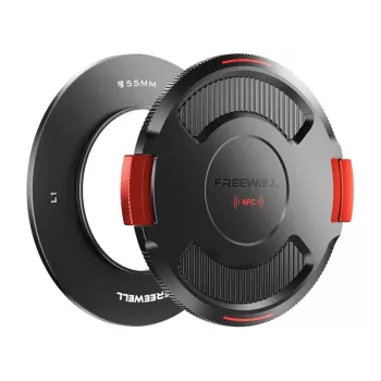 Objektiv-Basisring mit Deckel Freewell FW-L1-BL55 55mm für Real Locking VND