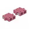 Glasfaser-SC-Kupplung Buchse-Buchse DELOCK 85998, violett, 4er-Pack