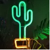 Neon Lights MANTA SNL07GN Grün Gelb Kaktus-Stil dekorative LED-Neonleuchte