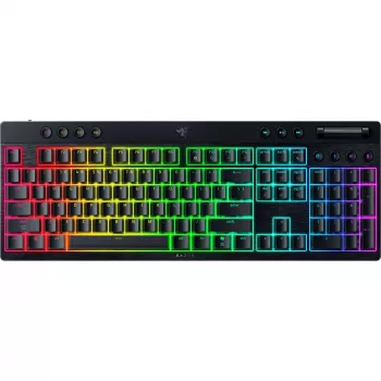 Mechanische Low-Profile-Tastatur Razer SchwarzWidow V4 — Orange Switches, Wireless Bluetooth