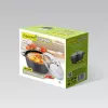 Maestro MR-4624C Topf mit Deckel 24 cm 4 l Schwarz
