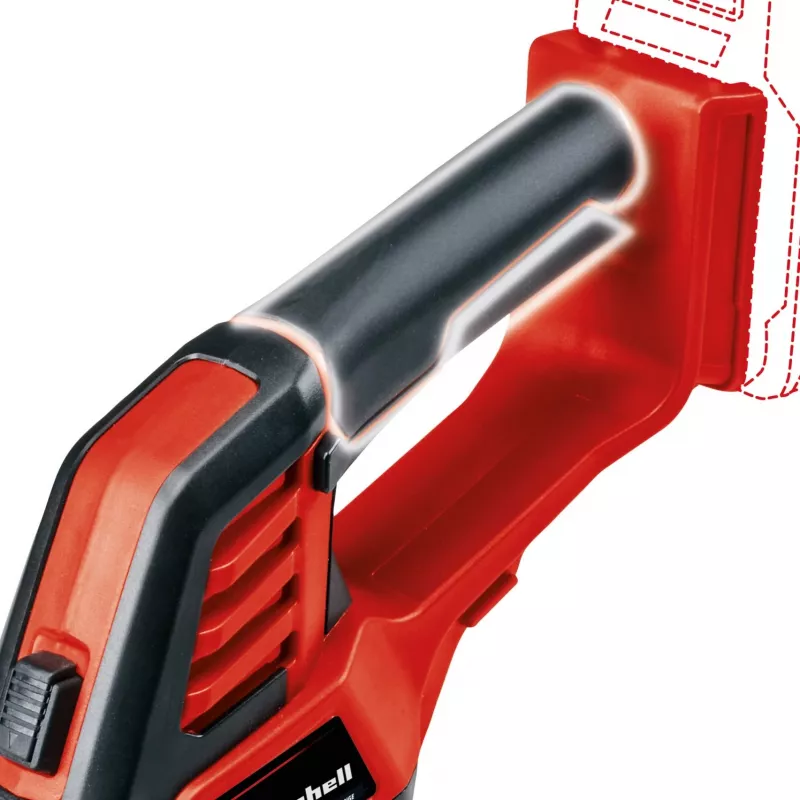 Einhell GE-CG 18/100 Akku-Grasschere 8 mm 18 V Lithium-Ion (Li-Ion) Schwarz, Rot