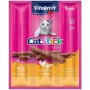 Katzenleckerli Vitakraft CatStick Mini Geflügelleber — fleischige feste Snacks, 3 Stück, 18 g, getreidefrei