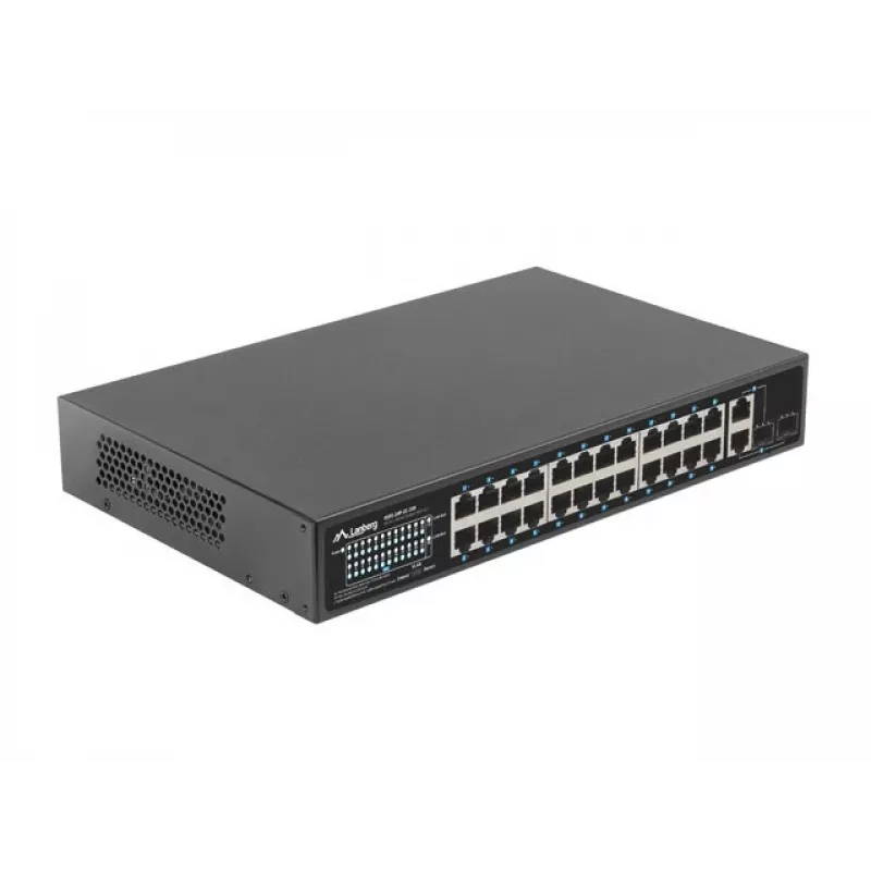 Lanberg RSFE-24P-2C-250 Netzwerk-Switch Unmanaged Gigabit Ethernet (10/100/1000)