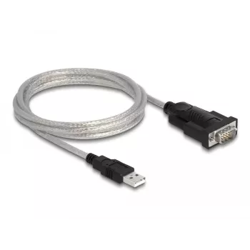 DeLOCK Adapter USB 2.0 Typ-A auf Seriell RS-232 D-Sub 9 + D-Sub 25