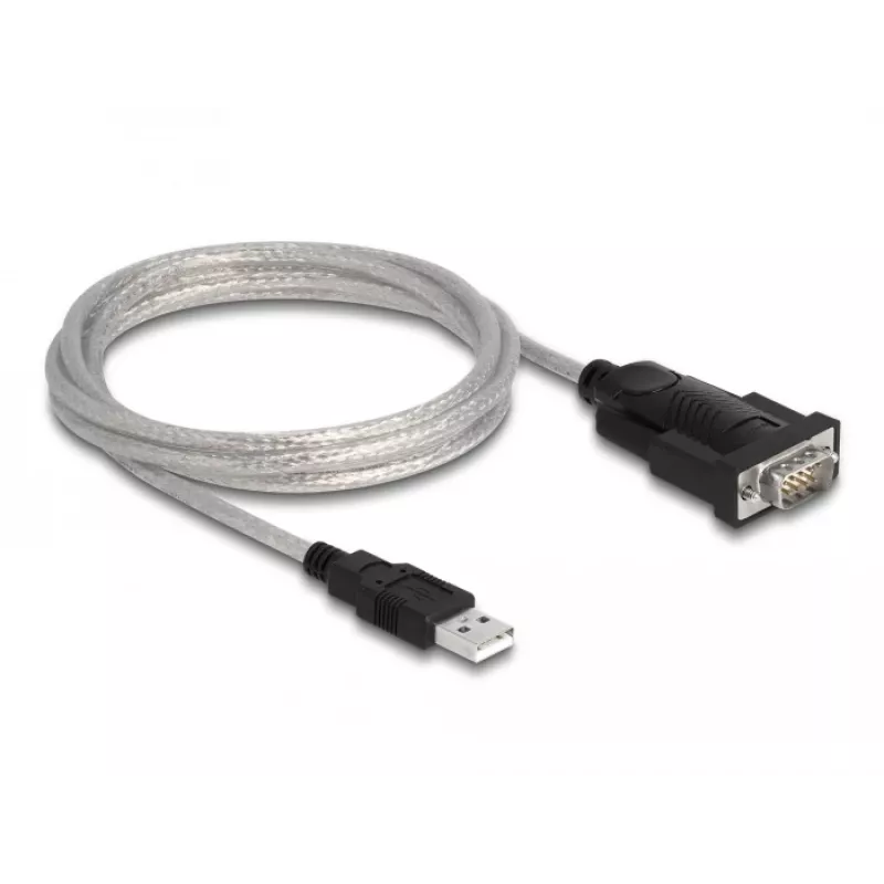 DeLOCK Adapter USB 2.0 Typ-A auf Seriell RS-232 D-Sub 9 + D-Sub 25