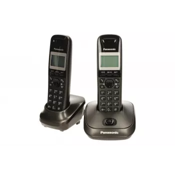 Panasonic KX-TG2512 DECT-Telefon Grau Rufnummernanzeige