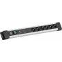 Bachmann CONNECTUS 6xCEE7/3 1xGVS-Plus 1x switch 2,0 m CEE7/7 Grau (BM005924)
