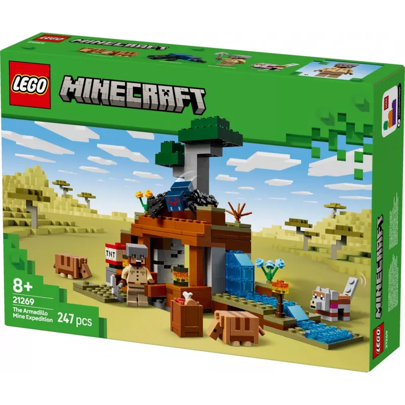 LEGO MINECRAFT 21269 Das Gürteltier-Minen-Expedition