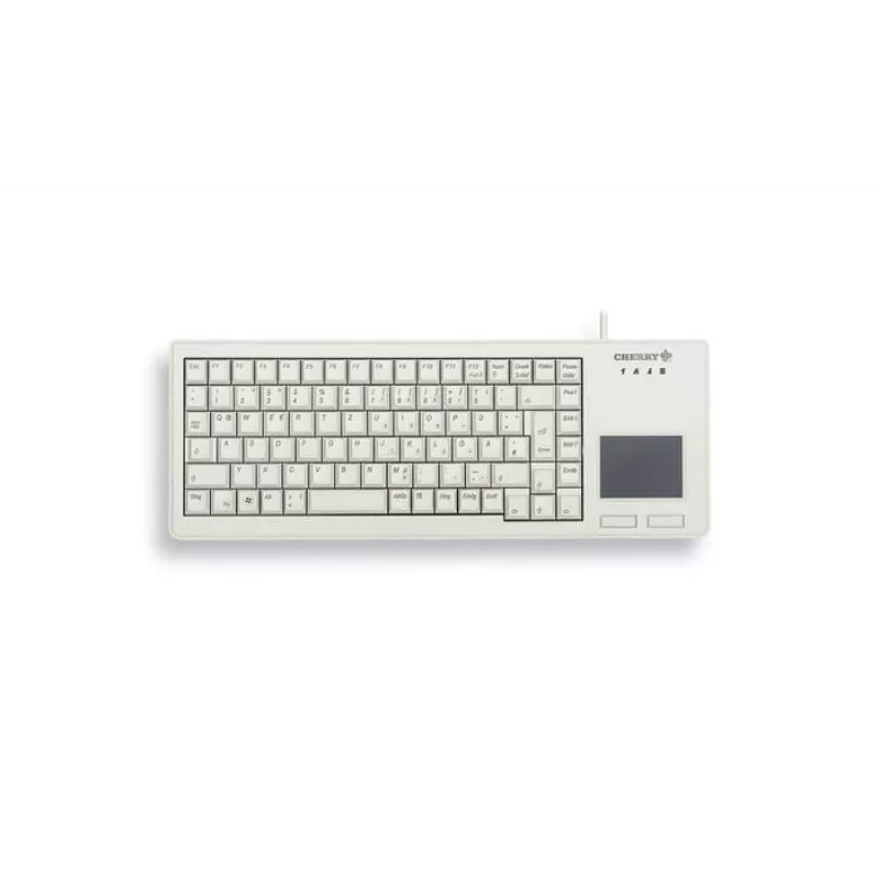 CHERRY XS Touchpad-Tastatur Universal USB QWERTZ Deutsch Grau