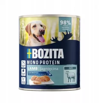 BOZITA Monoprotein Pastete Lamm - Nassfutter für Hunde - 800g