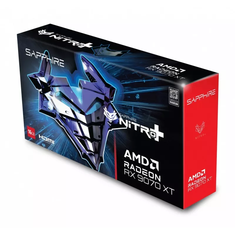 Sapphire Grafikkarte Radeon RX 9070 XT, 16 GB GDDR6, PCIe 5.0, 256-Bit, 330W TDP