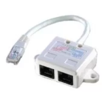 VALUE T-Adapter - Stromteiler - RJ-45 (M)