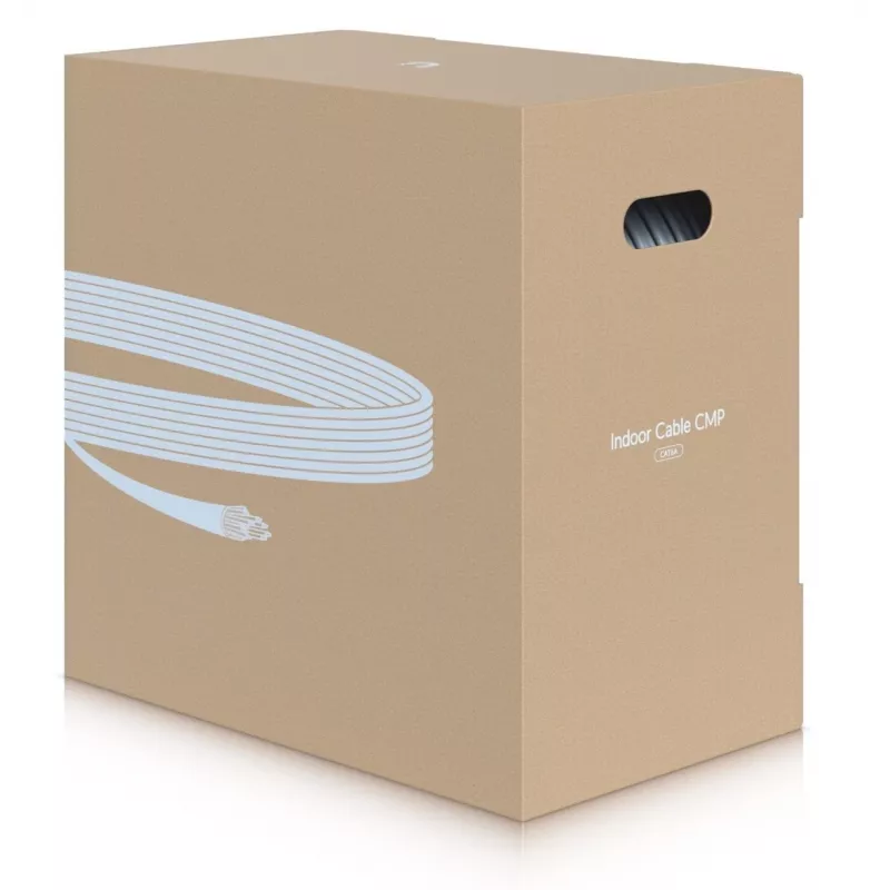 Netzwerkkabel Ubiquiti UACC-Cable-C6A-CMP U/UTP Cat6a 305 m Weiß