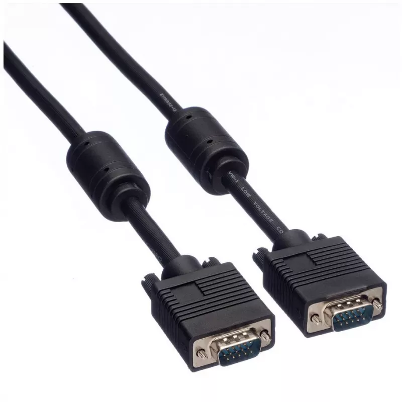 VGA-Kabel ROLINE High Quality Ferrite DDC HD15 M/M 20 m