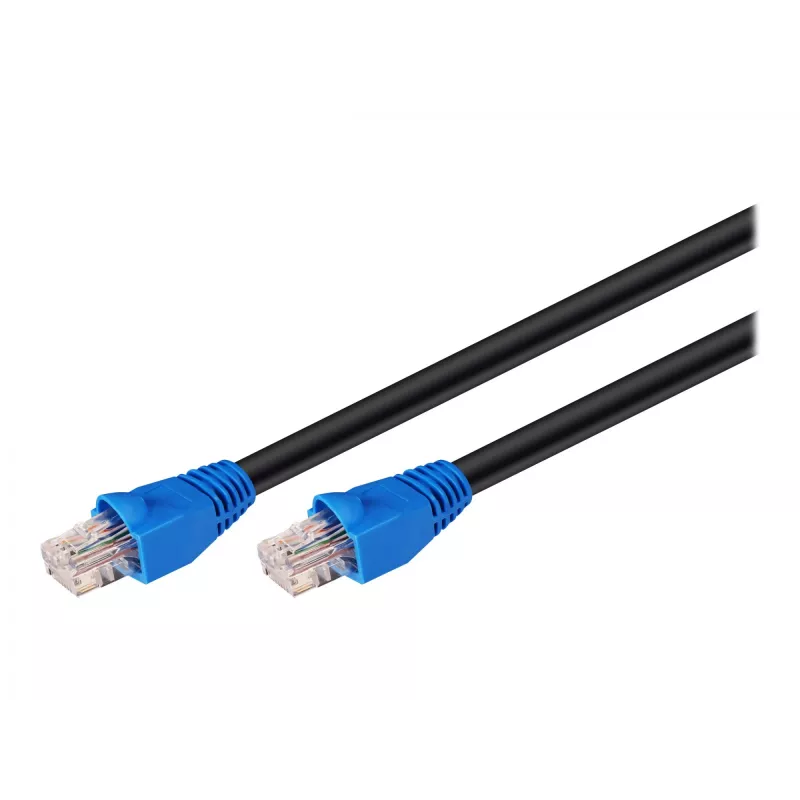 Goobay 94393 Ethernet-Patchkabel Schwarz