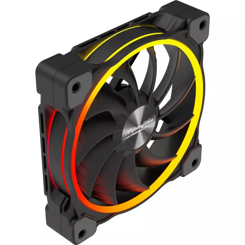 ALPENFÖHN Wing Boost 3 120mm ARGB Gehäuselüfter, 3er-Pack, Schwarz