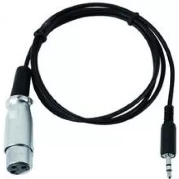 DMX-Adapter EUROLITE 51916210, 3,5 mm Klinke auf XLR, 1 m Kabel