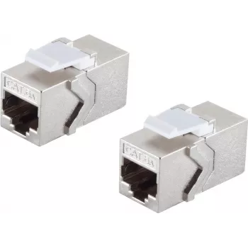 Keystone RJ45-Buchse ShiverPeaks CAT6A STP, 2 Stück