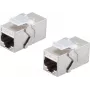 Keystone RJ45-Buchse ShiverPeaks CAT6A STP, 2 Stück