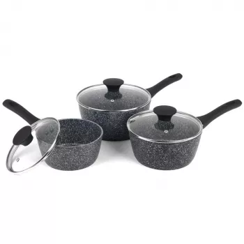 Kochset Salter BW11460BRMFOB 3-tlg. Aluminium Schwarz