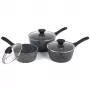 Kochset Salter BW11460BRMFOB 3-tlg. Aluminium Schwarz