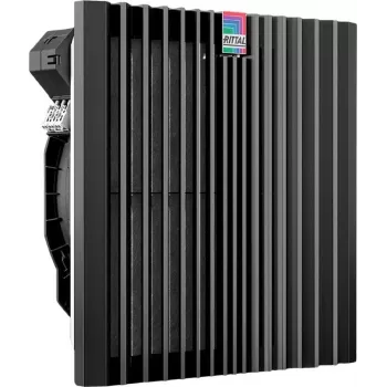 Lüfterkit Rittal SK 3243.718 — eingebauter AC-Lüfter, Luftstrom 540 m³/h, Kunststoffgehäuse, schwarz