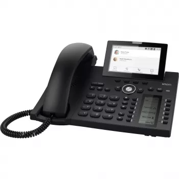 SNOM D385N schwarz kein Bluetooth ohne Netzteil (00004600)